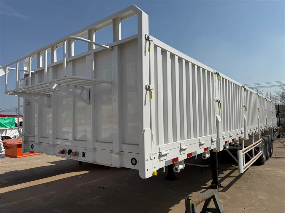 3-Axle Stake-Side Semi-Trailer